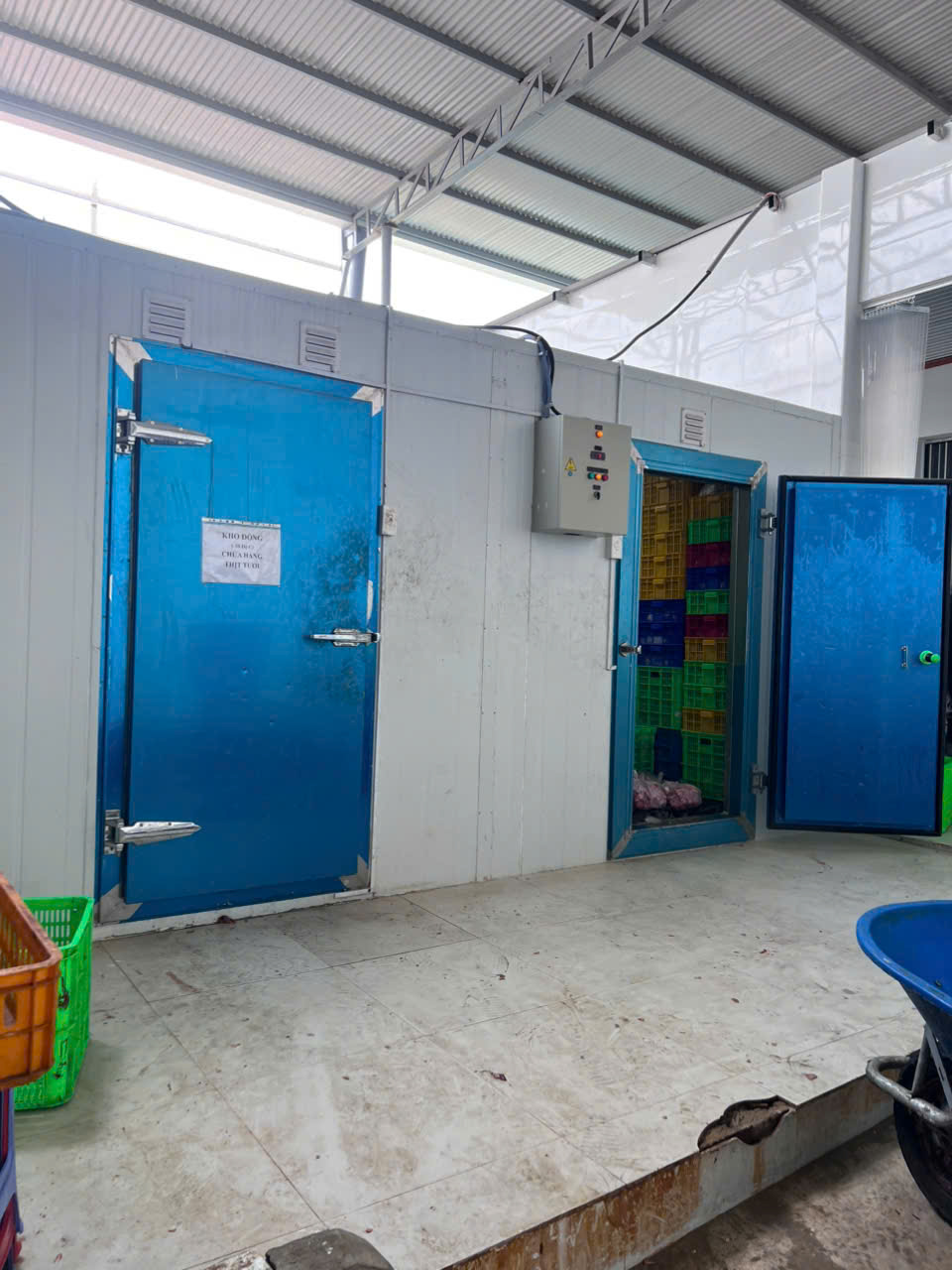 Kho đông lạnh đạt chuẩn vệ sinh an toàn thực phẩm